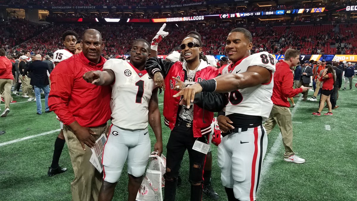 Watch Quavo Celebrate With After Winning SEC Championship