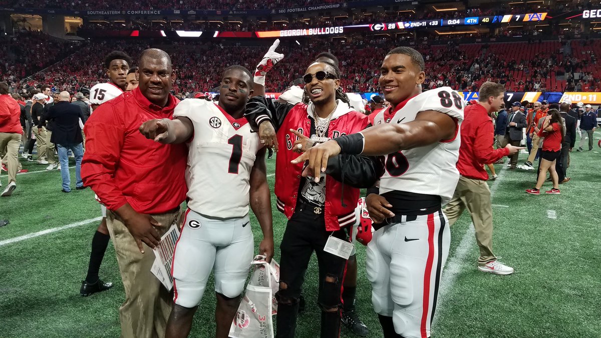 Watch Quavo Celebrate With After Winning SEC Championship