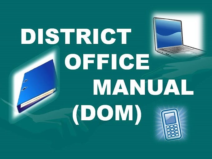 மாவட்ட அலுவலக நடைமுறைக் கையேடு (Tamilnadu District Office Manual) ByTNPSCSHOUTERS