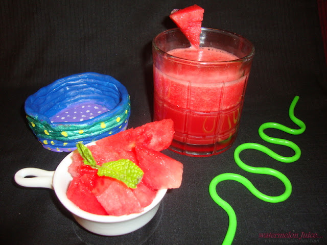 images for Watermelon Juice Recipe - A Summer Drink Recipe