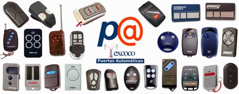 Tahití Egipto Íncubo Puertas Automáticas De Texcoco: Controles remoto para puertas autómaticas  (todas las marcas)