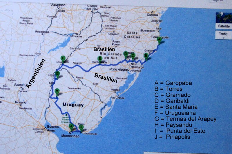 Unsere Reise Brasilien Uruguay