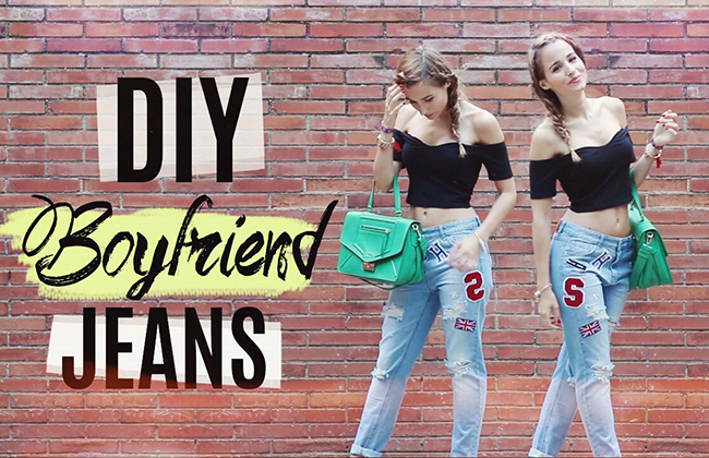 to DIY: Boyfriend | Cómo pegar parches para ropa