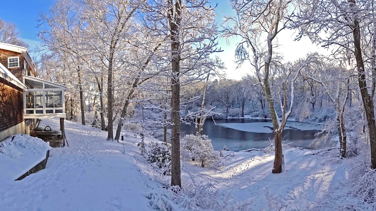 Joe's Retirement Blog Winter Wonderland, Manomet, Plymouth