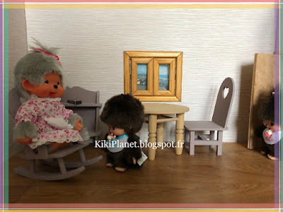 fête des grand-mères, monchhichi, kiki, kiki le vrai, ajena, sekiguchi, jouet vintage