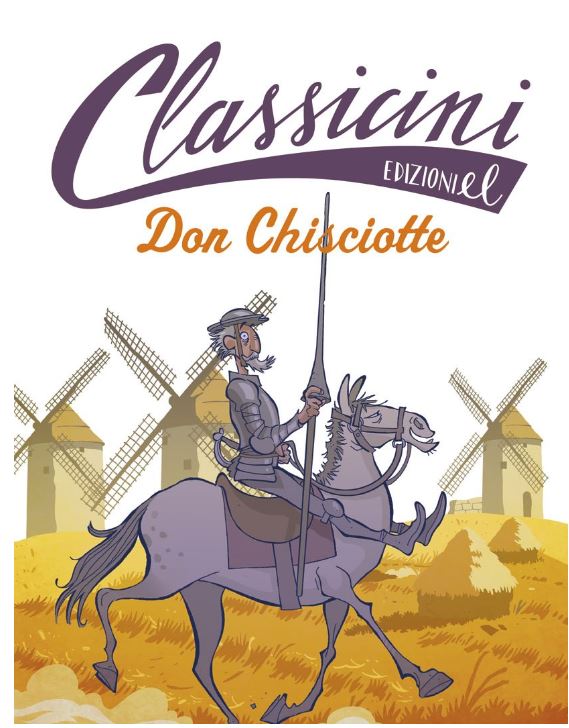 Libri per bambini e bambine Don Chisciotte edizione per bambini, un