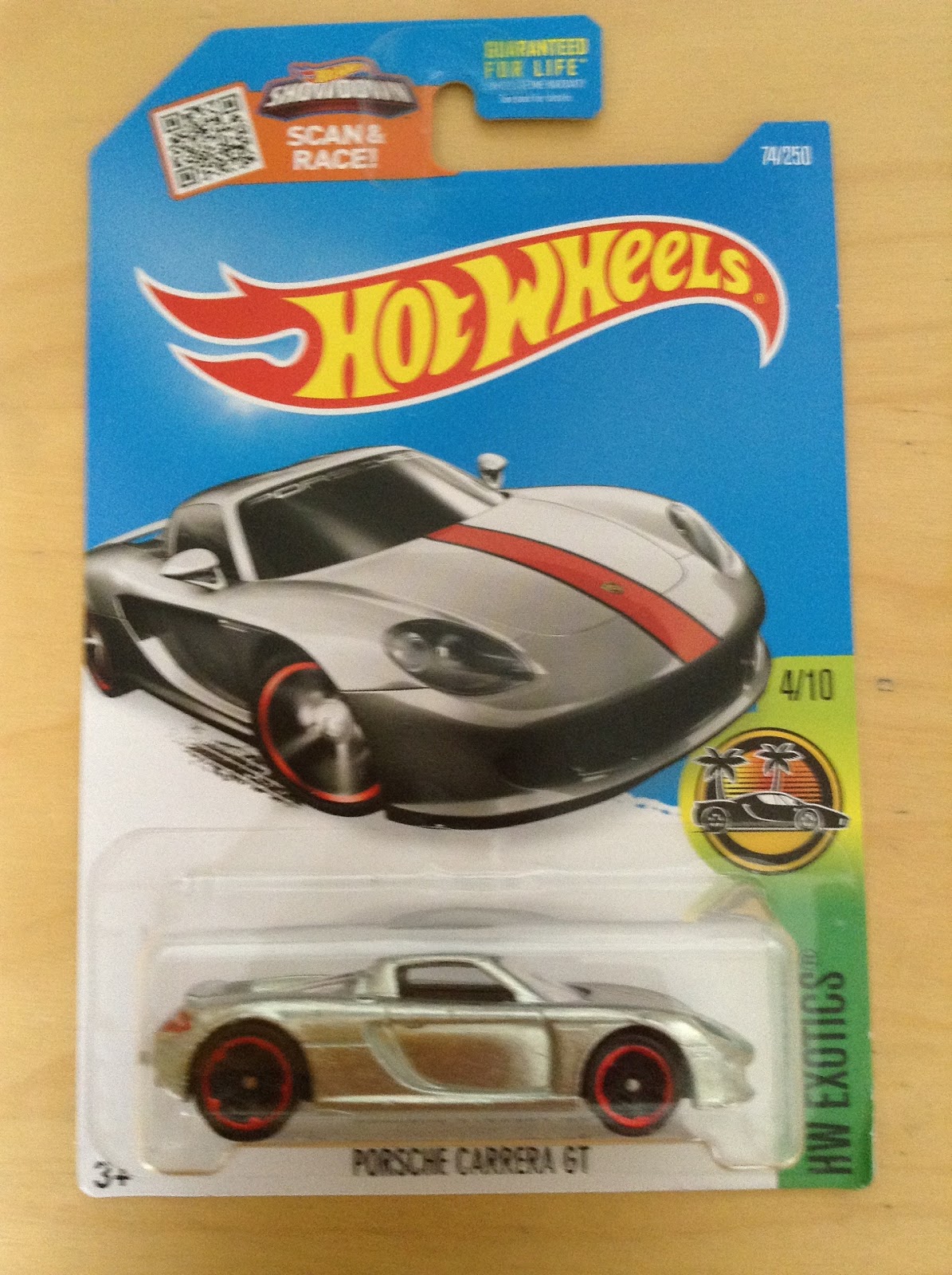 JULIAN'S HOT WHEELS BLOG Porsche Carrera GT (2016 Zamac HW Exotics)