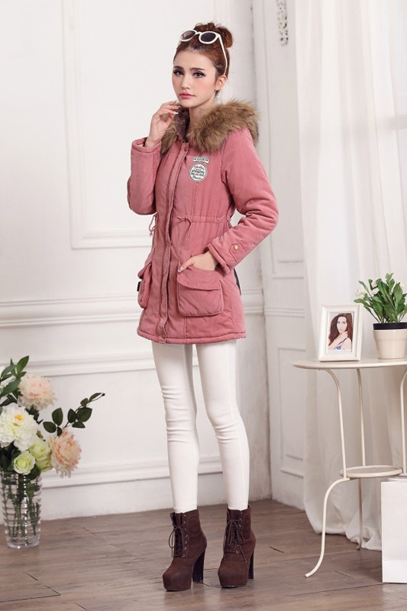 JAKET BULU PINK - COAT HOODIE IMPORT WANITA KOREA MUSIM DINGIN JAKET BULU PINK - COAT HOODIE IMPORT WANITA KOREA MUSIM DINGIN