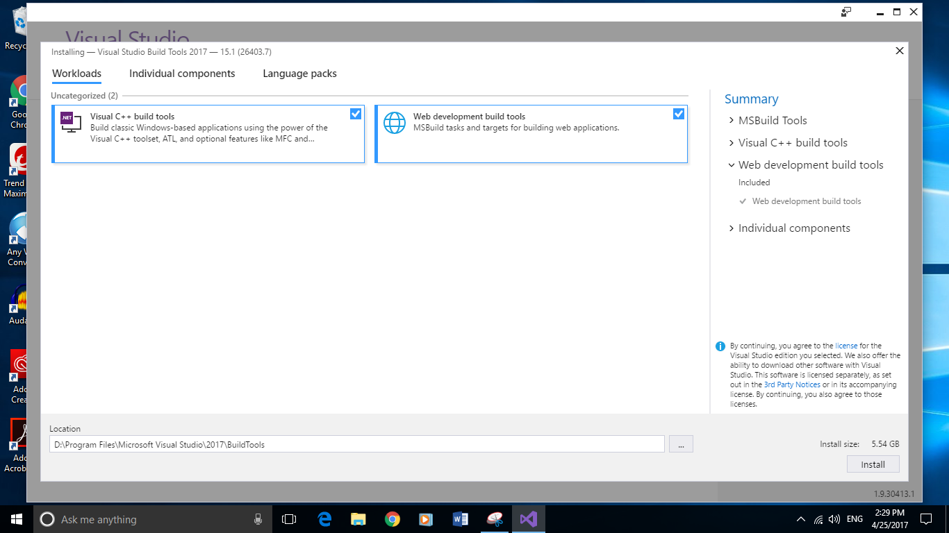 Naheez Thawfeeg's Blog Visual Studio Build Tools 2017