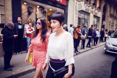 Josie Ho and Yvette Yung Paris Fashion Week