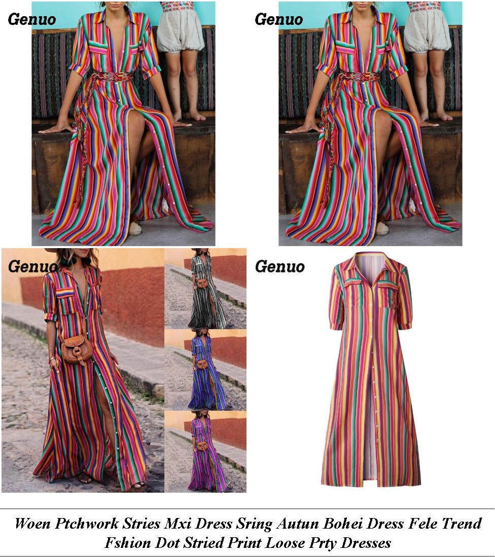 Cheap Summer Dresses Online - Spring Dress Sale - Lack Off The Shoulder Dress Hm