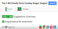 seo friendly fast loading blogger template