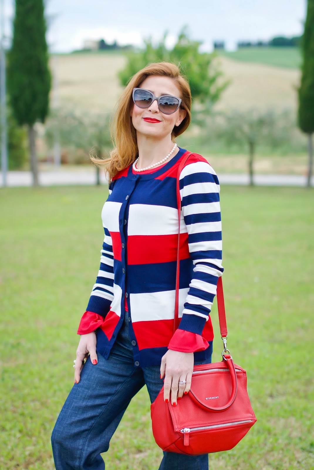 Preppy style outfit with Smash! cardigan | Fashion and Cookies ...