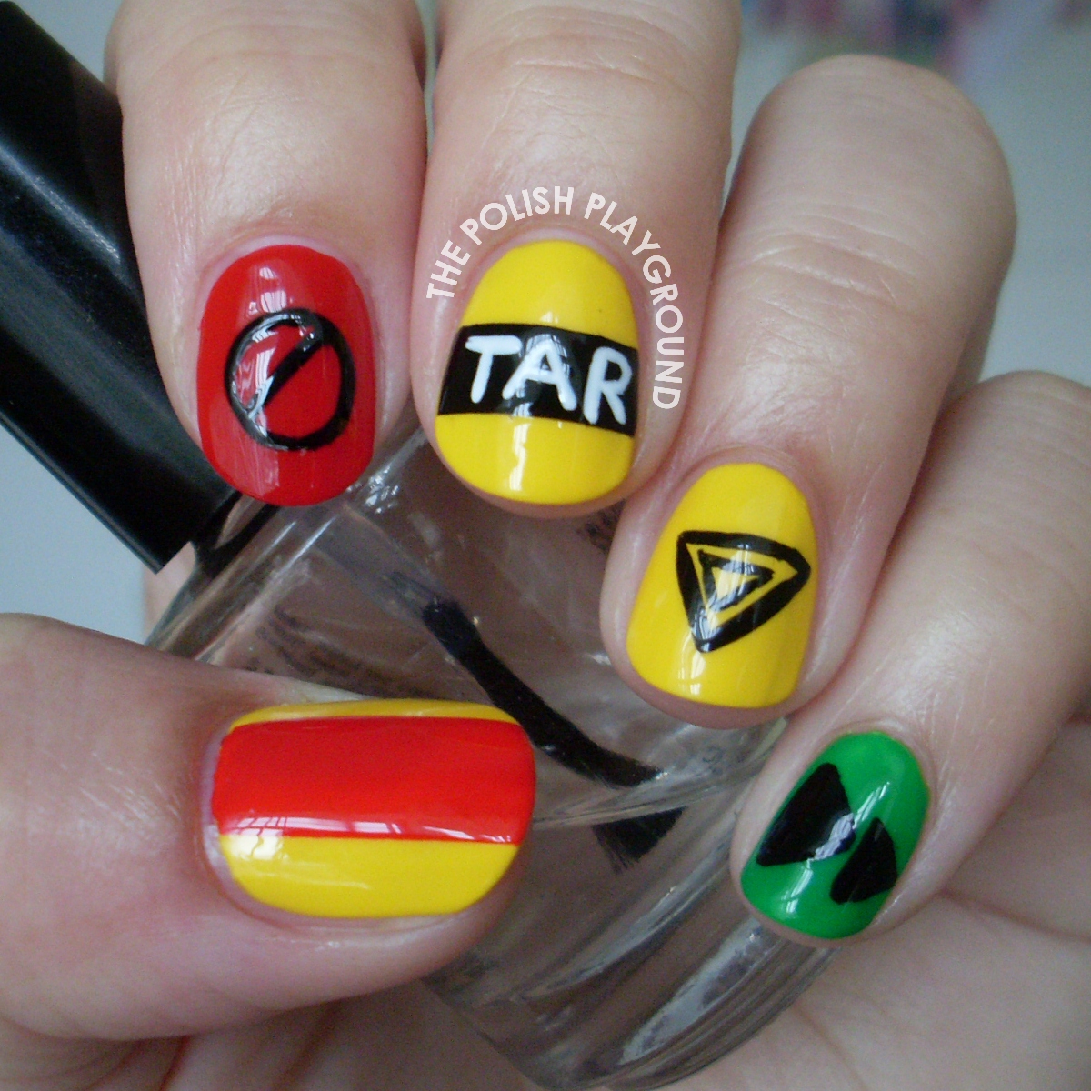 The Amazing Race Inspired Nail Art