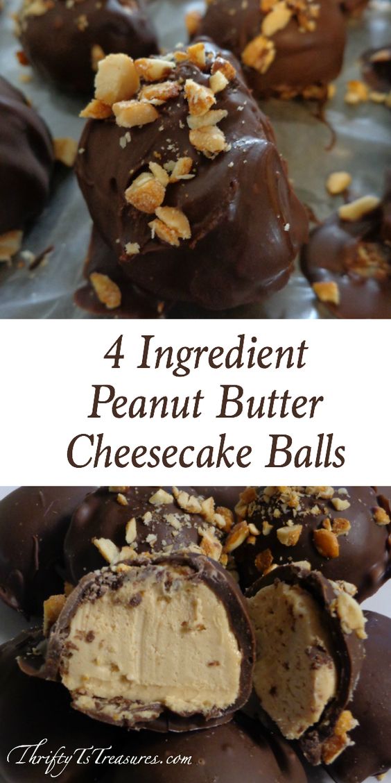 4 Ingredient Peanut Butter Cheesecake Balls Post Cooking