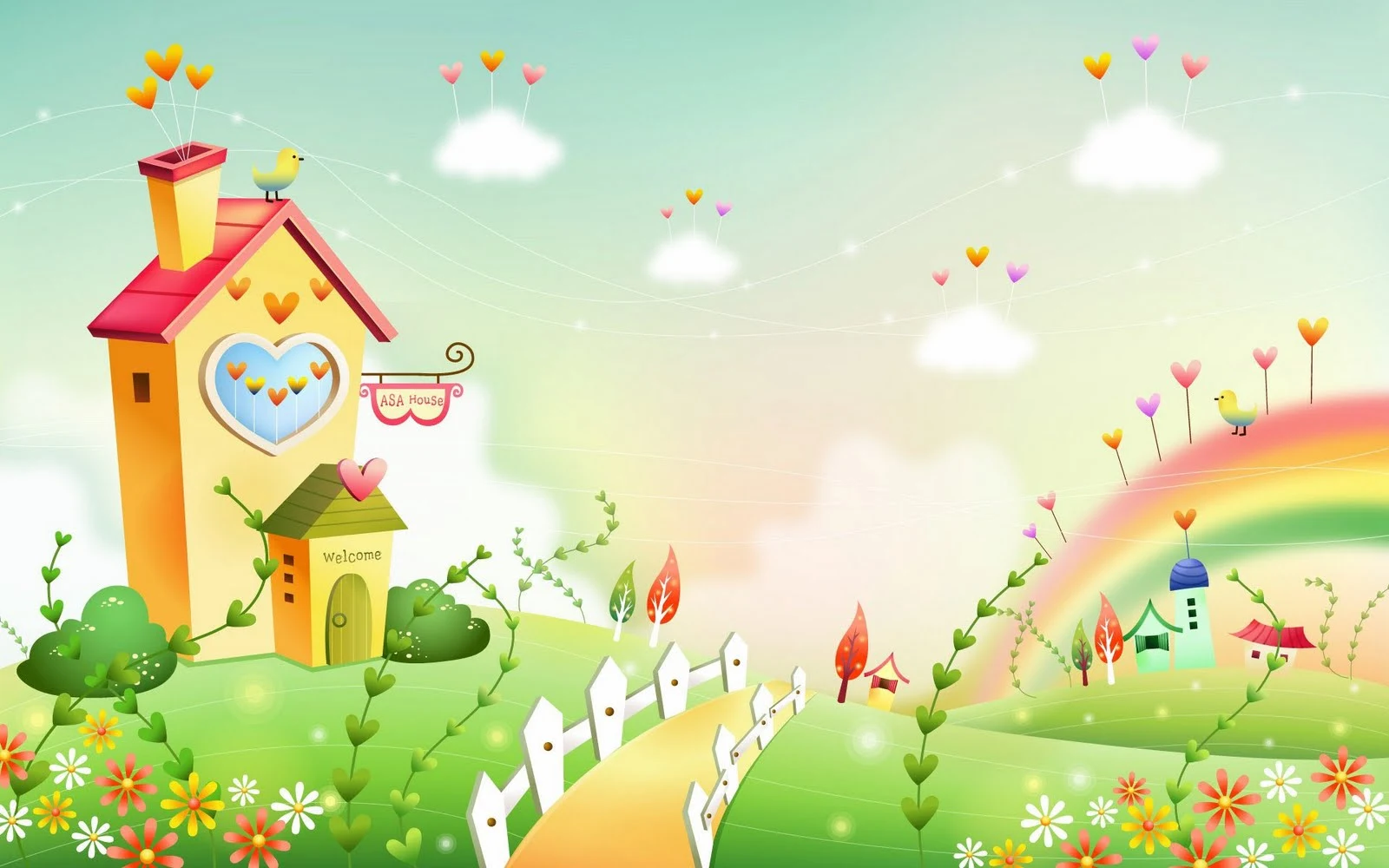 Gambar Wallpaper Kartun Comel  Bestkartun