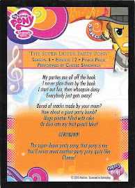 My Little Pony The Super Duper Party Pony Series 3 Trading Card