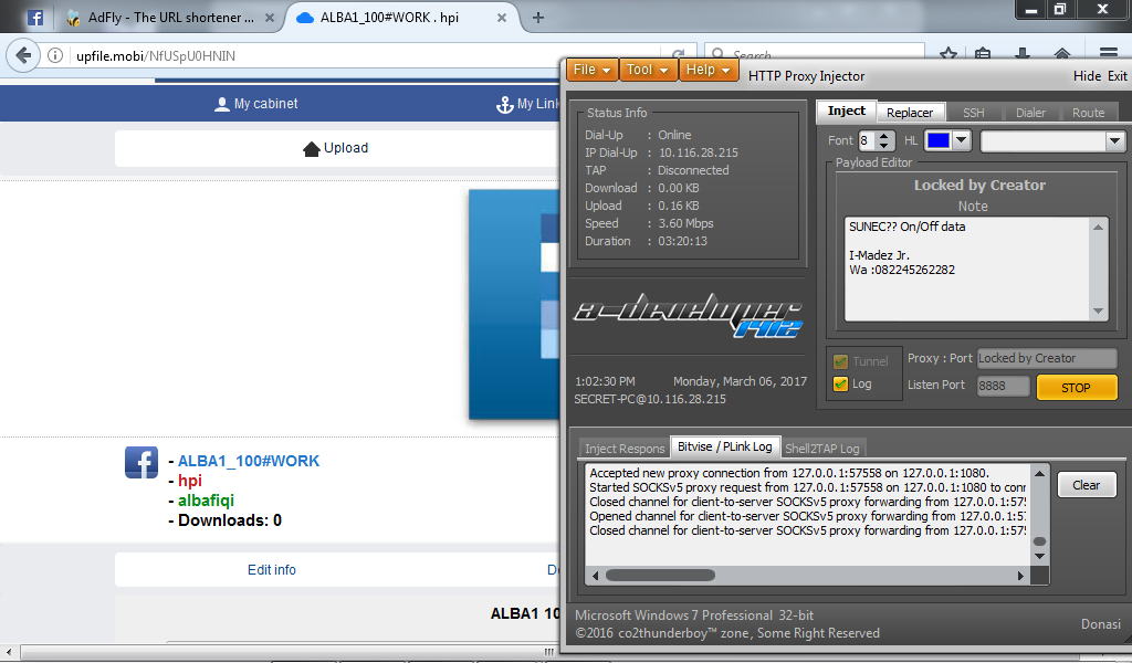 HTTP PROXY INJECTOR DAN Config terbaru Albafiqi