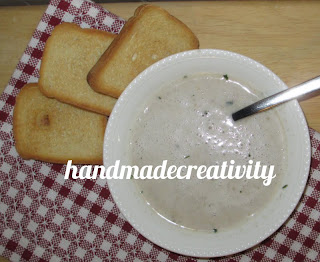 crema zuppa funghi ricetta primo piatto handmadecreativity