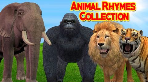 Cartoon Rhymes Finger Family Animals Collection My Superhero Rhymes