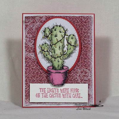 North Coast Creations Stamp set: Cactus Lights, Our Daily Bread Designs Custom Dies: Ovals, Stitched Ovals, Our Daily Bread Designs Paper Collection: Christmas 2015