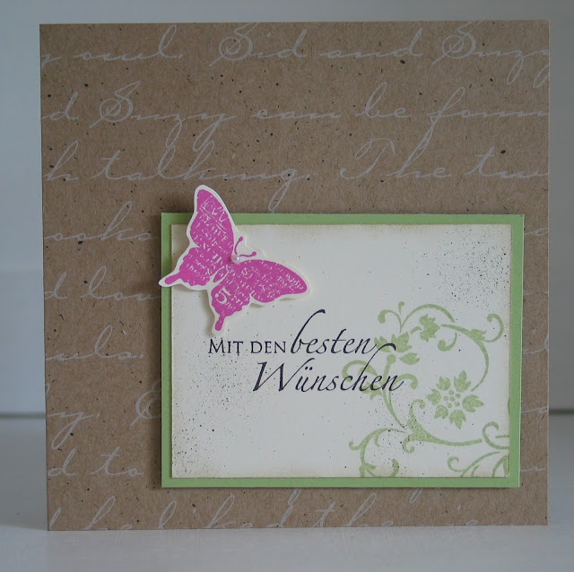 Stampin with Beemybear: Mit den besten Wünschen