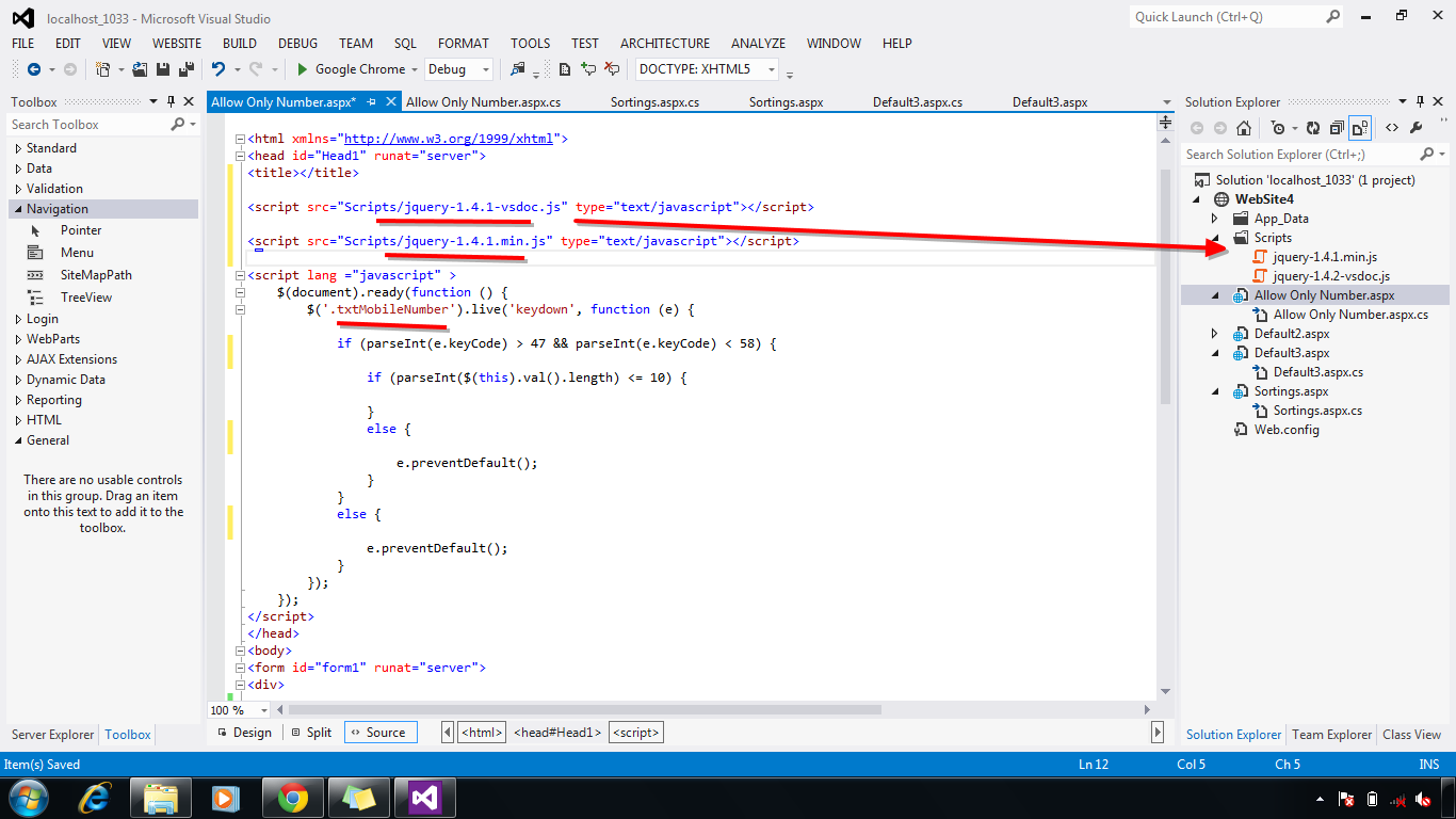 TextBox Allows Only Numeric Values And Accept 10 Digits Only Using ...