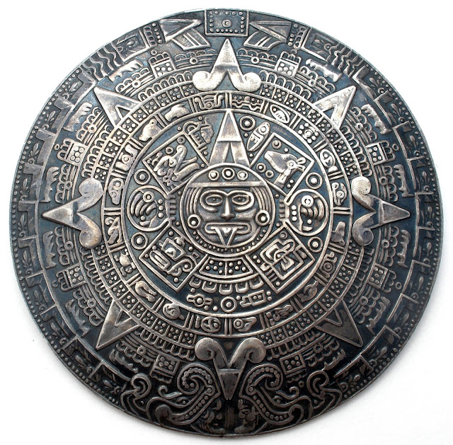 The Jewelry Lady's Store: Bertha Aztec Mayan Calendar Sterling Silver ...