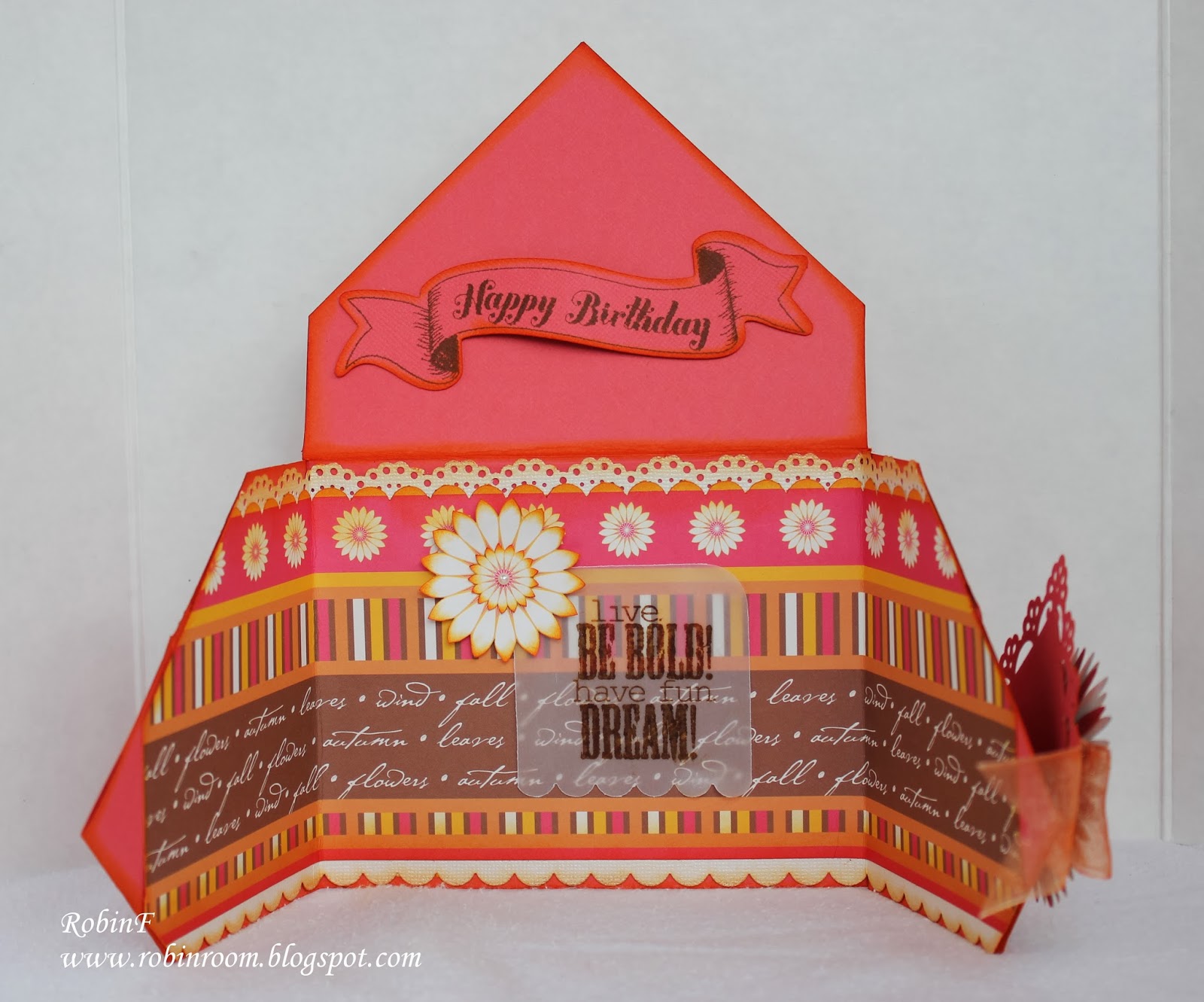 Robin's Room Envelope Birthday Card