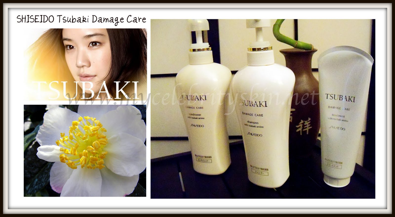 Repara tu cabello en con Shiseido Tsubaki | Celebrity Skin