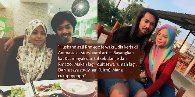 "Untuk isteri-isteri di luar sana, kadang-kadang bila hidup kita susah, jangan blame husband 100%"