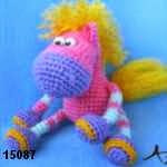  patron gratis caballo amigurumi, free pattern amigurumi horse 