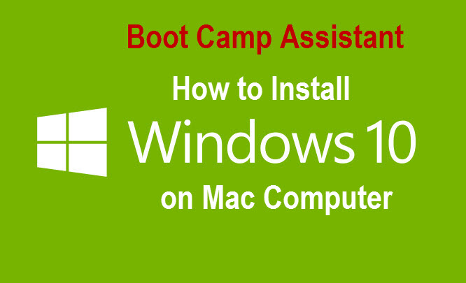 how to install windows bootcamp