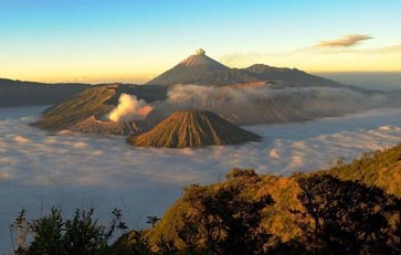 The beauty of Mount Bromo in Indonesia