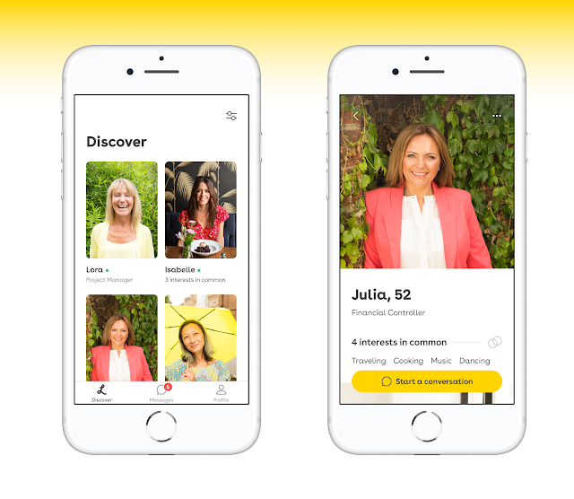 Lumen Dating App for Over50s Grey Fox