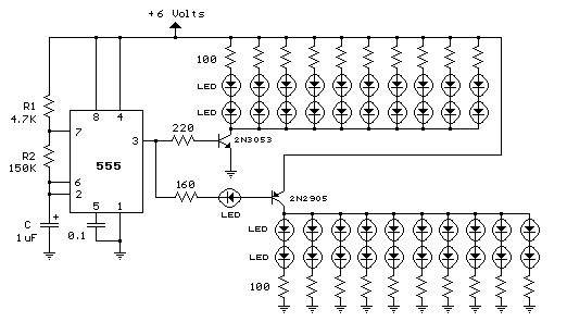 Running Led's Circuit Diagram - Electrical Engineering Books