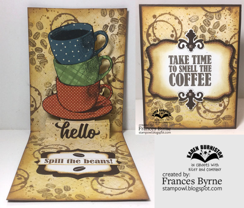 StampOwl's Studio Karen Burniston / Darkroom Door Blog Hop