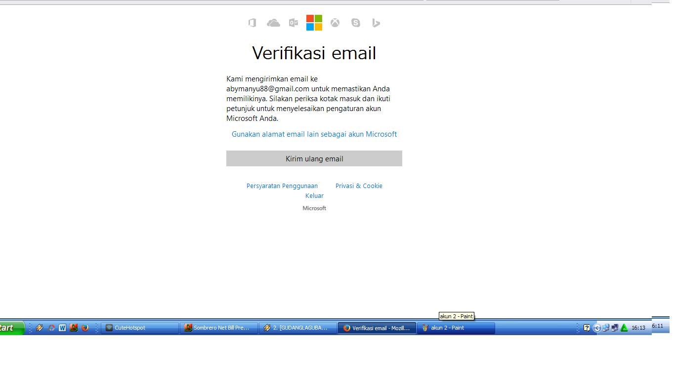 cara membuat akun microsoft untuk windows phone