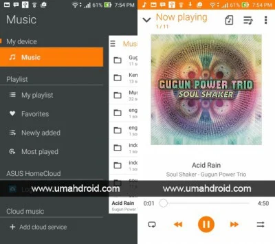 Download Aplikasi ASUS Music v2.0.0.23 Support Ganti Theme
