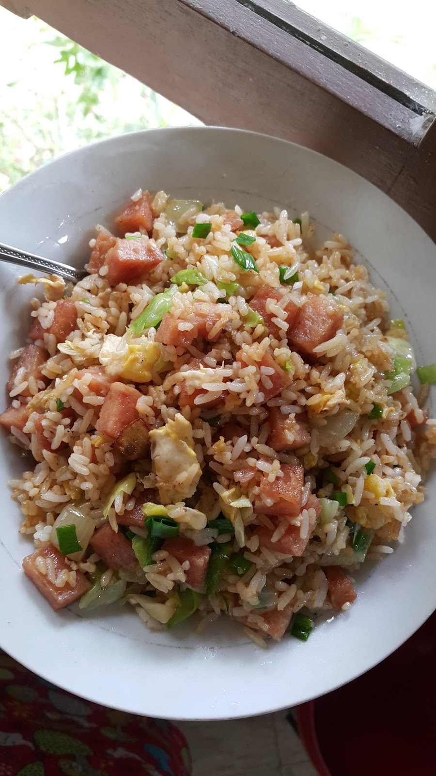 JessKITCHENLab Chicken Luncheon Meat Fried Rice