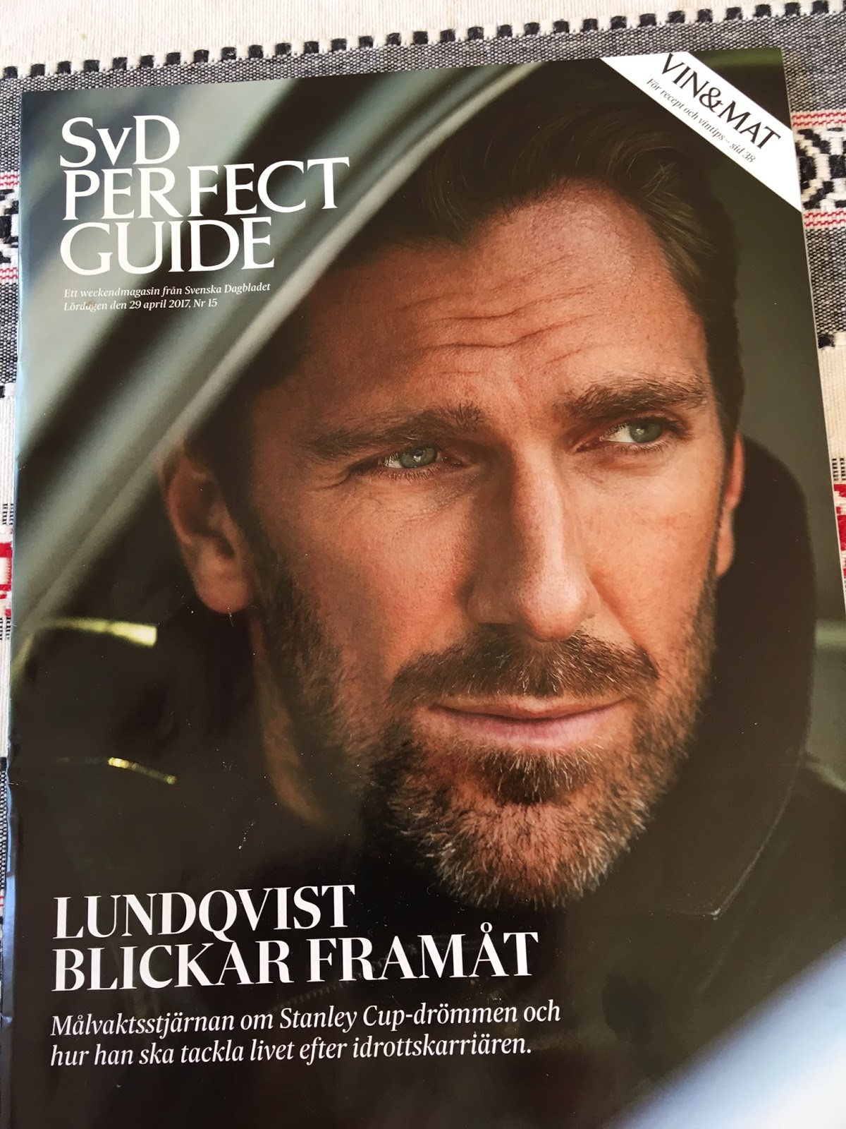 The Henrik Lundqvist Blog: Henrik Lundqvist SvD Perfect Guide Interview