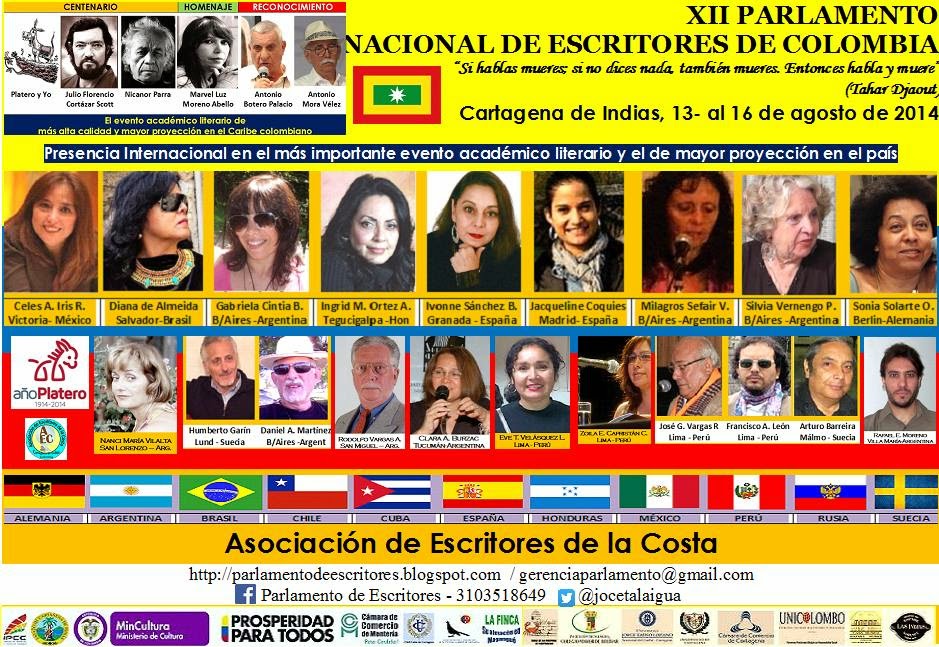 XII PARLAMENTO NACIONAL DE ESCRITORES DE COLOMBIA