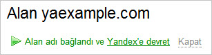 Yandex'in DNS Servisi Hizmeti ve Blogger Domain DNS Yönlendirmesi