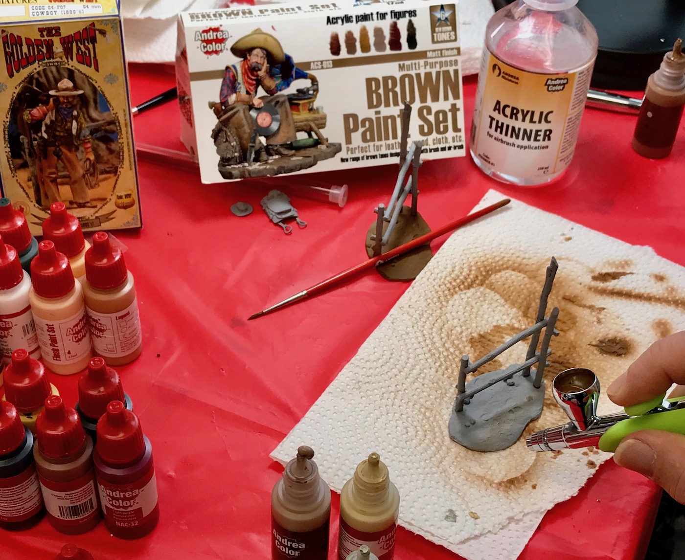 "Painting Miniatures" at Andrea Depot USA.