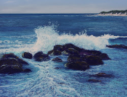 crashing wave paintings painting beach ocean steer ann pastel board