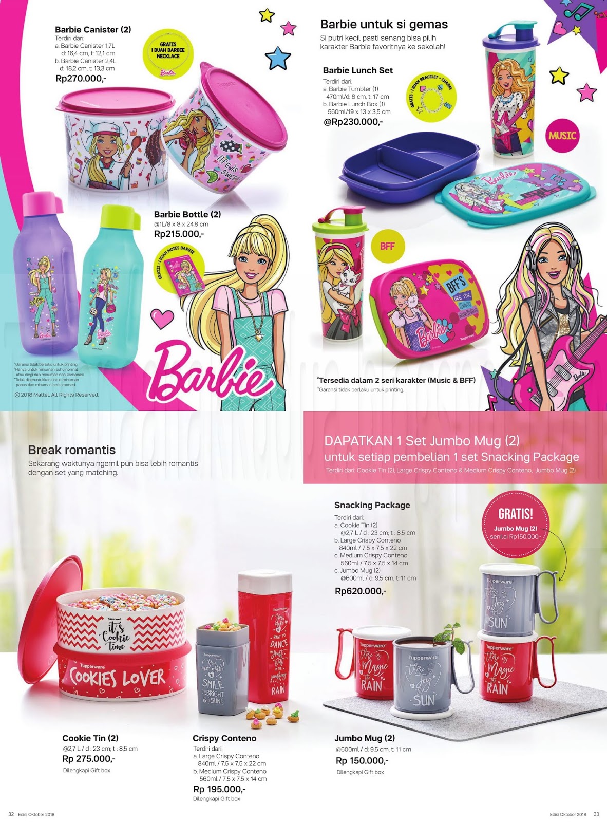 KATALOG TUPPERWARE TERBARU OKTOBER 2018