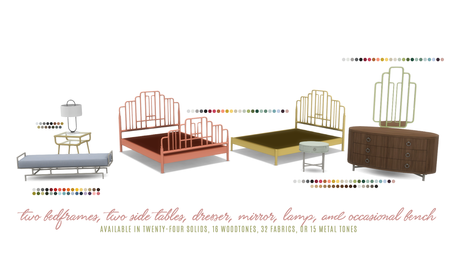 Simsational Designs Ophelia Bedroom Suite