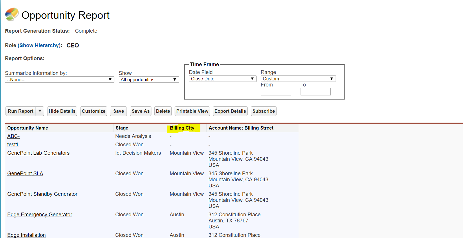 Salesforce Globe For You Salesforce Shorts How To Change The Column