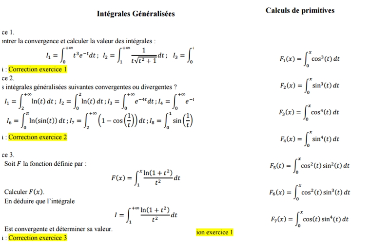 Cours D'analyse 2 S2 + Exercices Corrigés Ajii Te9ra