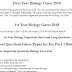 First Year Biology Guess 2019